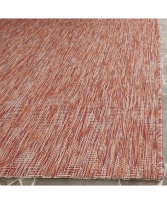 Courtyard CY8522 Red 5'3" x 7'7" Outdoor Area Rug