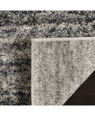 Retro RET2133 Ivory and Gray 5' x 8' Area Rug