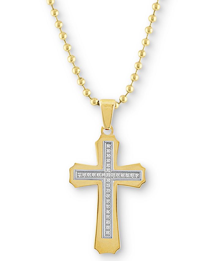 Macy's cheap gold crosses