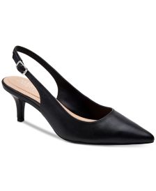 Women's Step 'N Flex Babbsy Pointed-Toe Slingback Pumps, Created for Macy's