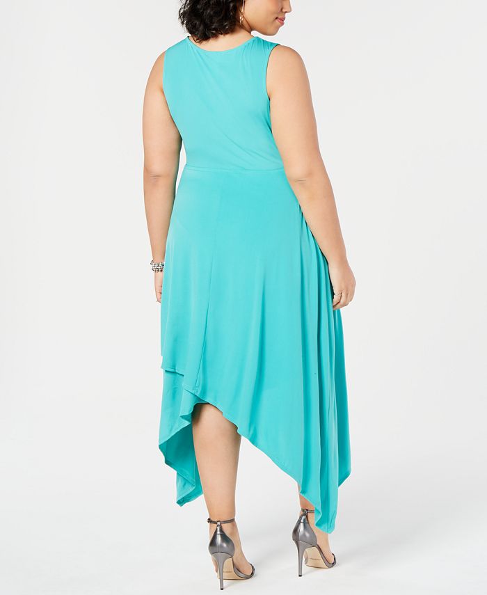 Love Squared Trendy Plus Size Handkerchief-Hem Maxi Dress - Macy's