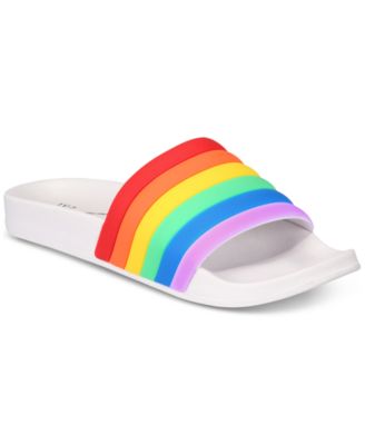 slippers rainbow