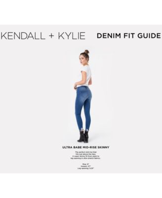 Kendall Kylie The Ultra Babe Perfect Ripped Mid-Rise Jeans Macy's