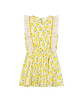 Masala Baby Girls Fantasia Dress Lemon Blossom - Macy's