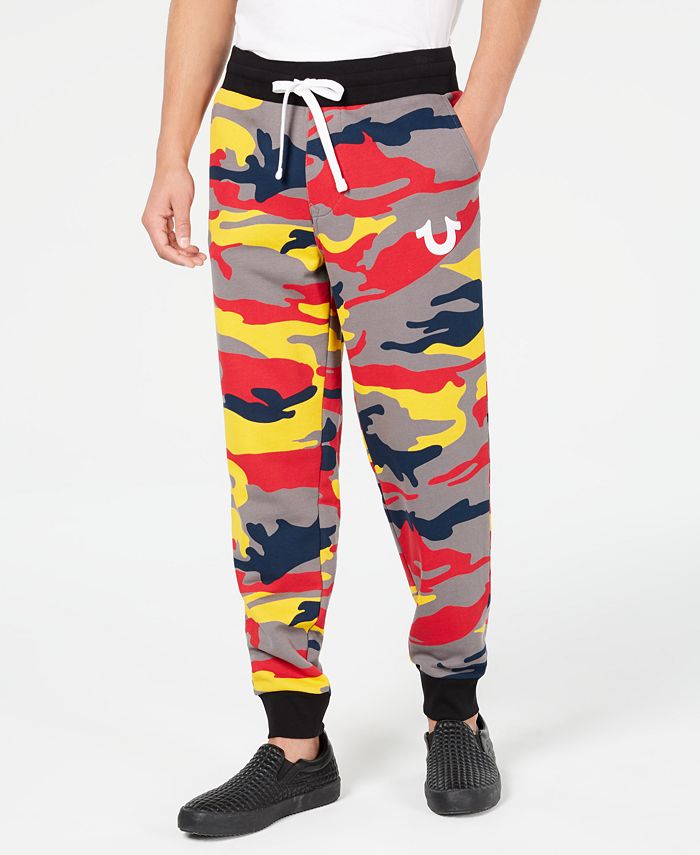 XXBlosom Mens Trousers Athletic Jogging Stitching Vogue Camo Drawstring Pants