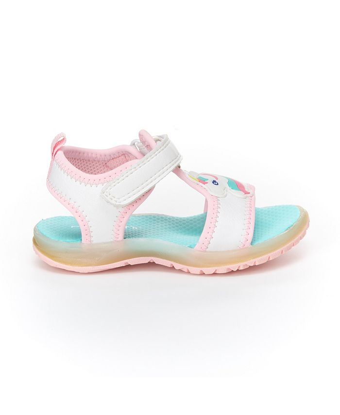 Carter's Toddler & Little Girls Feline Unicorn Light-Up Sandals - Macy's