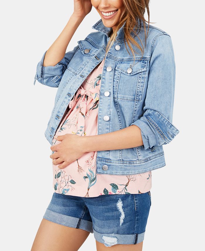 Motherhood Maternity Denim Jacket Macy's