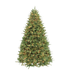 Puleo International 6.5 Ft. Pre-lit Davidson Fir Premier Artificial Christmas Tree 550 Ul Listed Clear Lig In Green