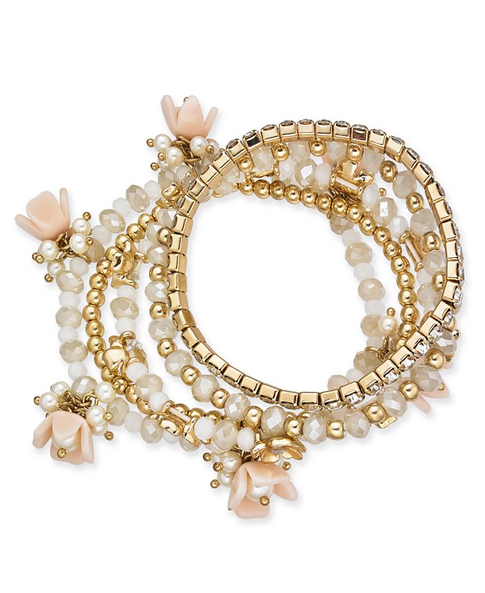 INC International Concepts I.N.C. GoldTone 5Pc. Set Crystal, Bead