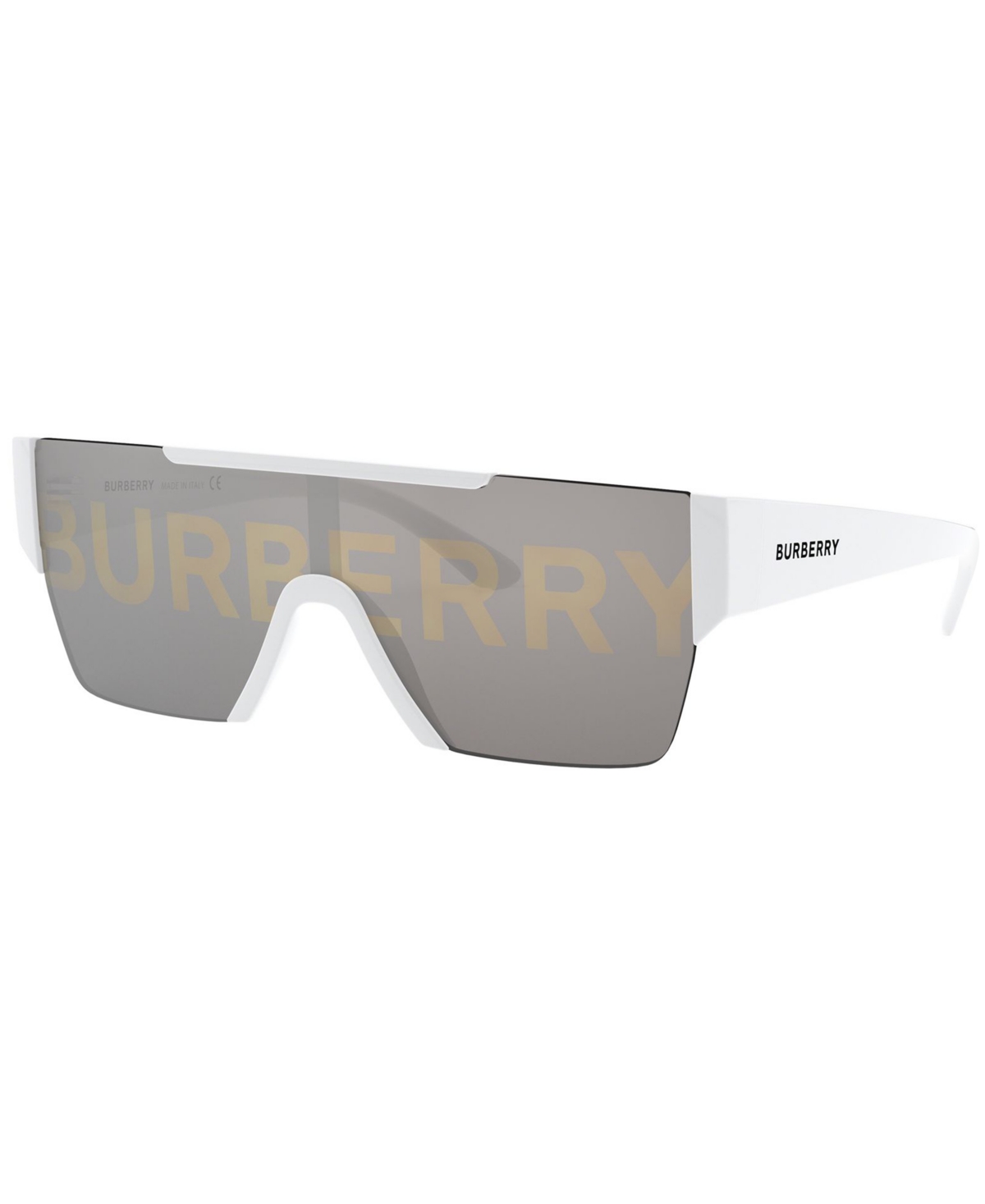 Burberry Men's Sunglasses, Be4291 Mirror In Grey Tampo  Silver,gold2