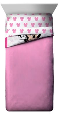 Disney Minnie Mouse XOXO Twin Comforter with Sham