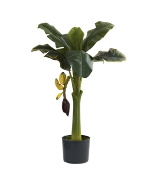 Nearly Natural 3' Banana Tree In Green