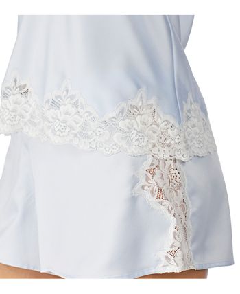 Lauren Ralph Lauren - Flower-Lace Trim Camisole Top & Pajama Shorts Set