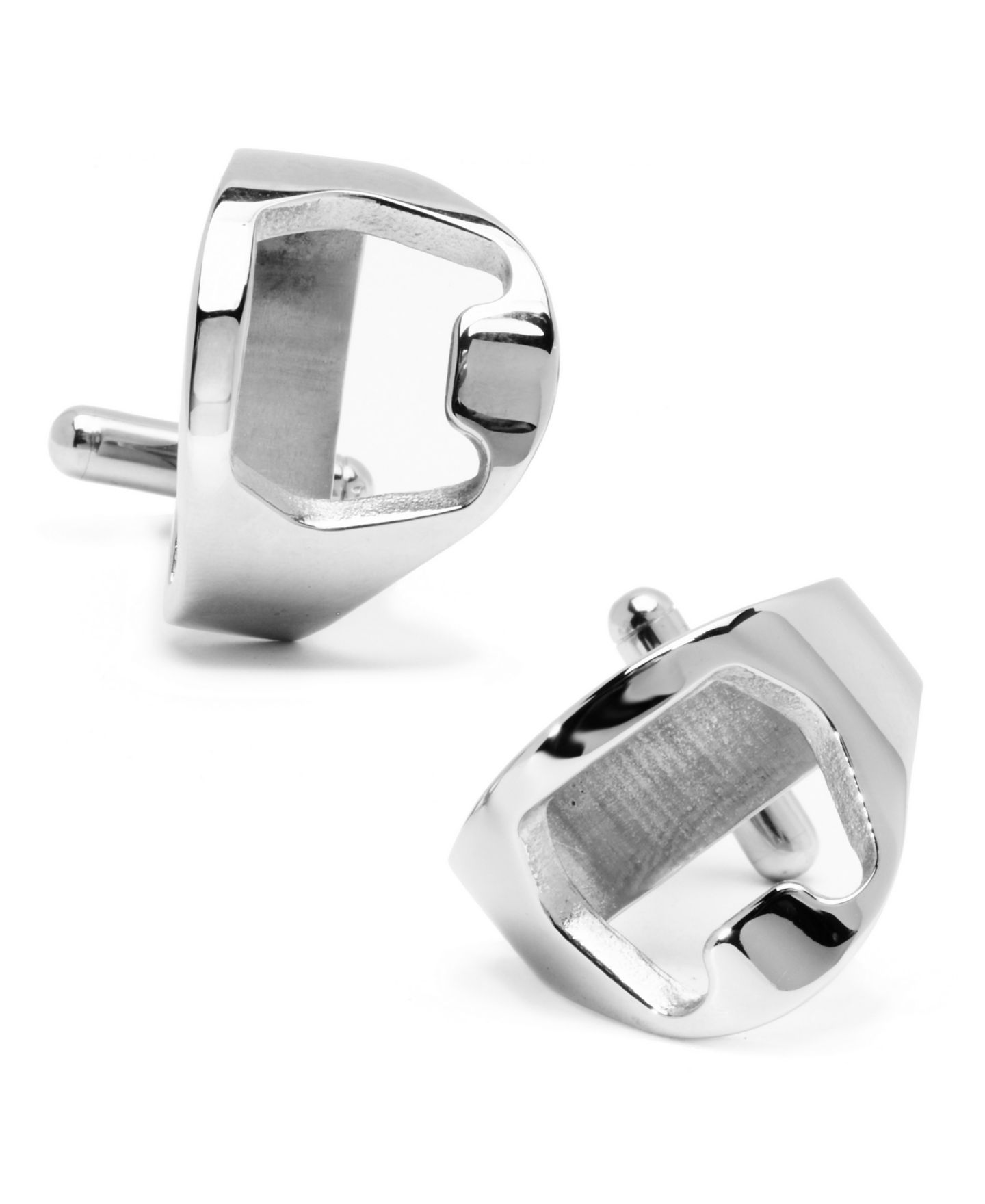 Мужские запонки Cufflinks Inc. Stainless Steel Bottle Opener Cufflinks — фото 1