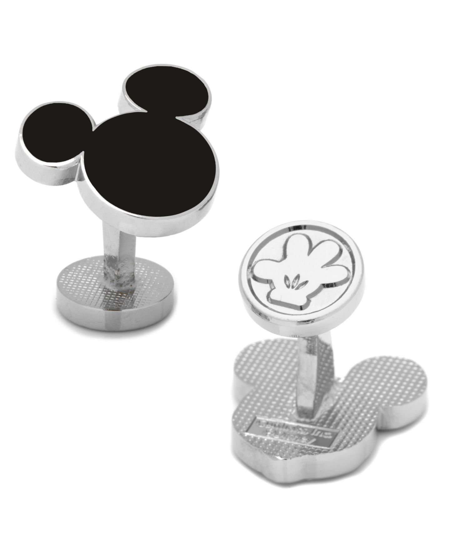 Мужские запонки Cufflinks Inc. Mickey Mouse Silhouette Cufflinks — фото 1