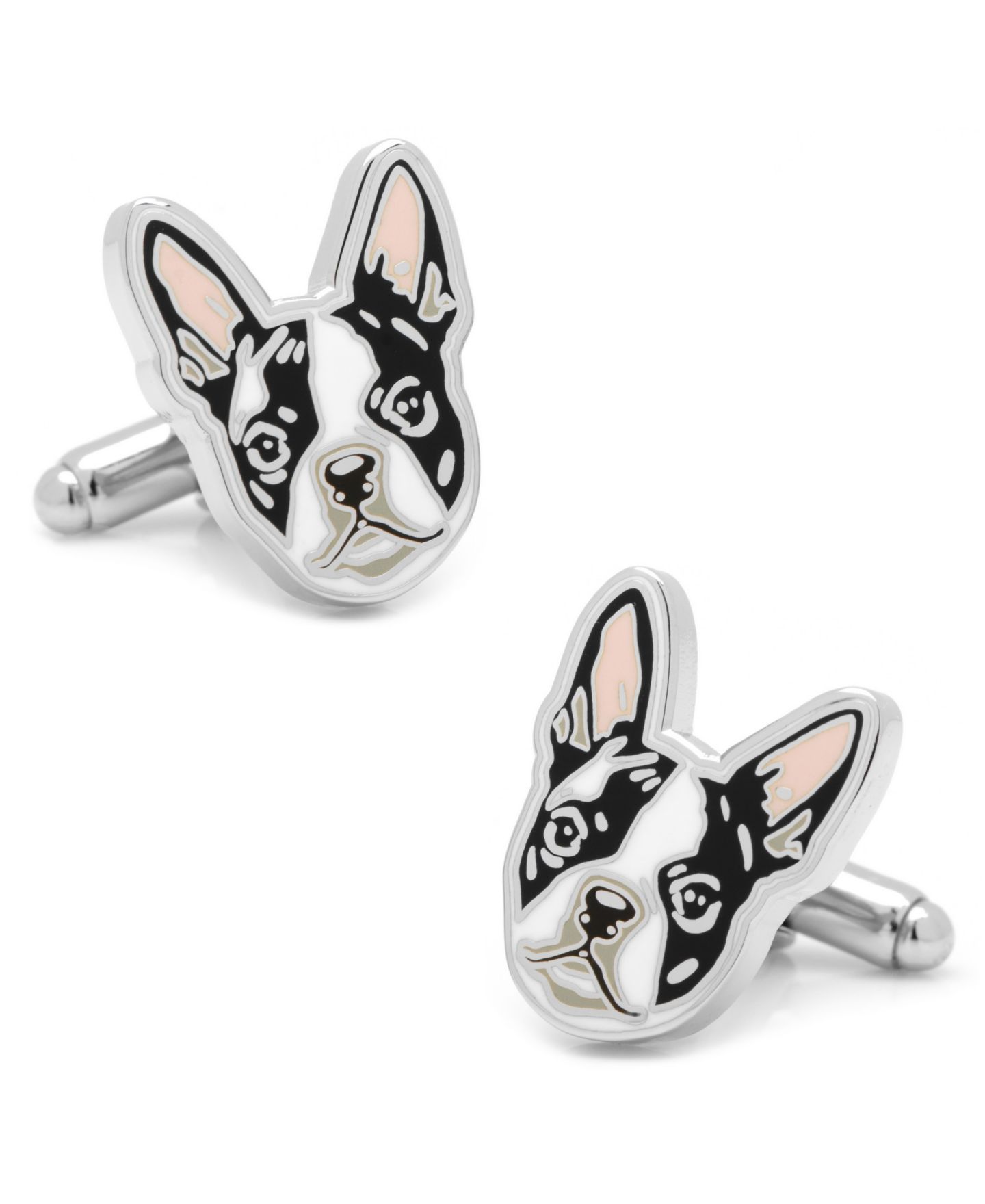 Мужские запонки Cufflinks Inc. Boston Terrier Cufflinks — фото 1