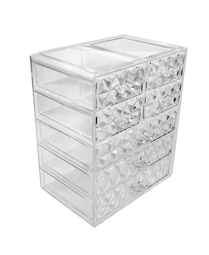 Makeup Storage Case (3 Large and 4 Small Drawers)