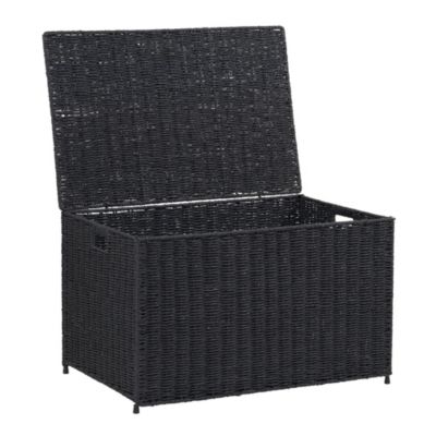 Large Wicker Storage Chest