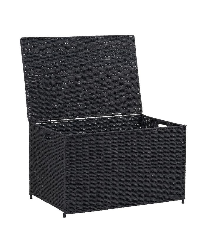 Household Essentials Large Wicker Storage Chest Macy's