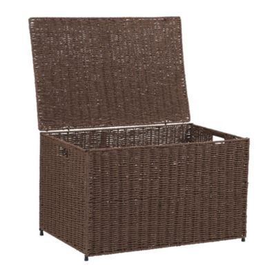 Large Wicker Storage Chest