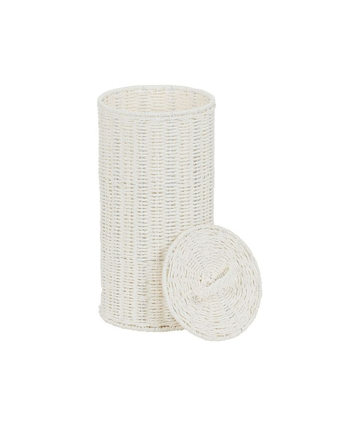Household Essentials - Paper Rope Wicker Toilet Paper Roll Holder