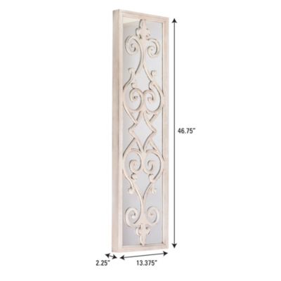 Framed Decorative Scroll Wall Mirror
