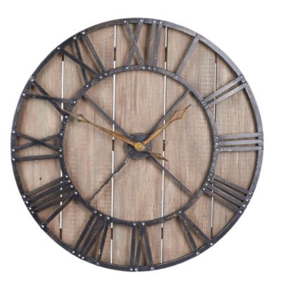 Household Essentials Roman Numerals Vintage Wall Clock - Macy's