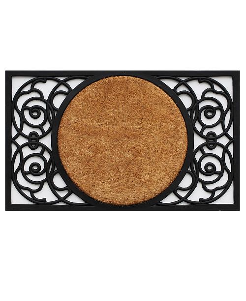 Armada Circle 2 X 3 Coir Rubber Doormat