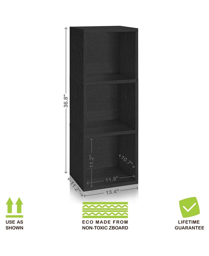 Way Basics Eco Friendly Wynwood 3-Cube Organizer - Macy's