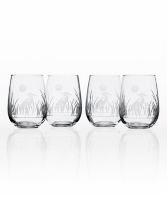 Heron Stemless 17Oz - Set Of 4 Glasses