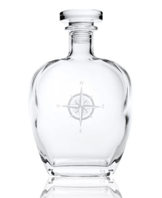 Compass Rose Whiskey Decanter 23Oz