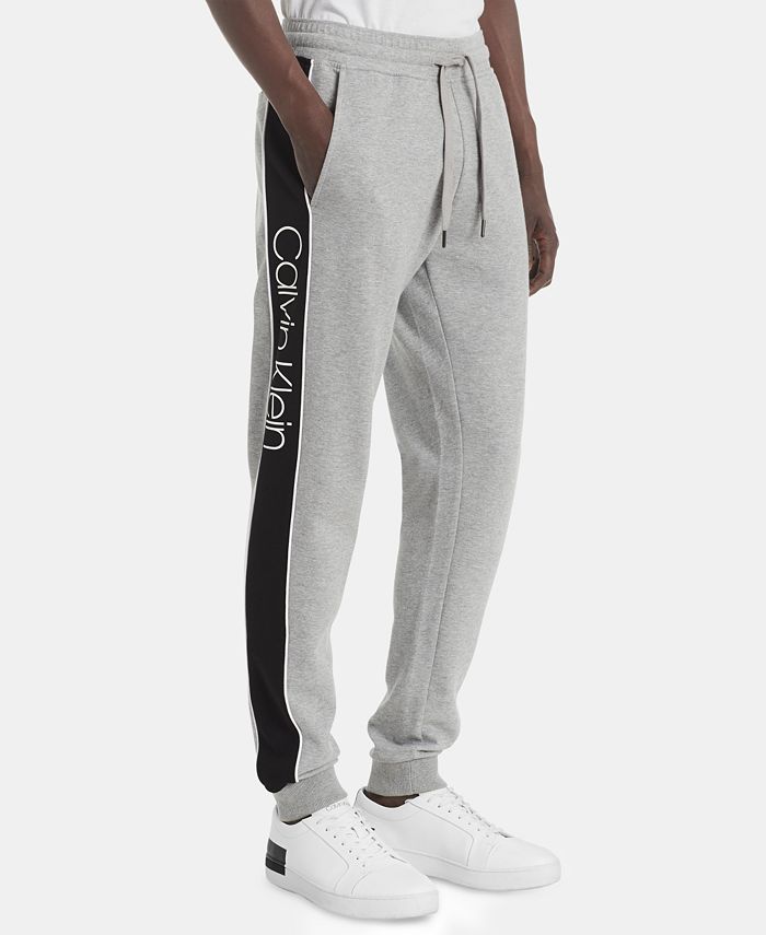 Calvin Klein Men's Athleisure Regular-Fit Side Stripe Jogger Pants &  Reviews - Pants - Men - Macy's
