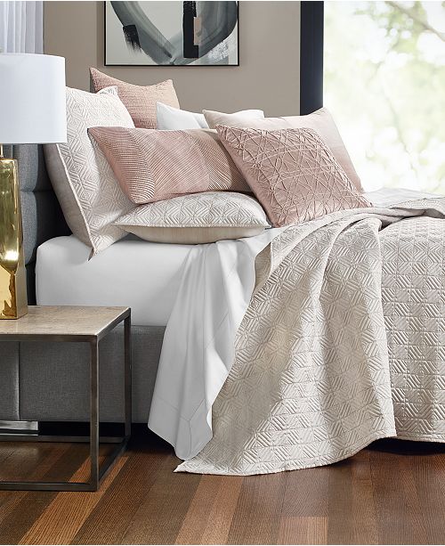 Hotel Collection Woodrose Full Queen Coverlet Created For Macy S