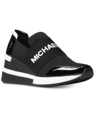 michael kors felix trainer white