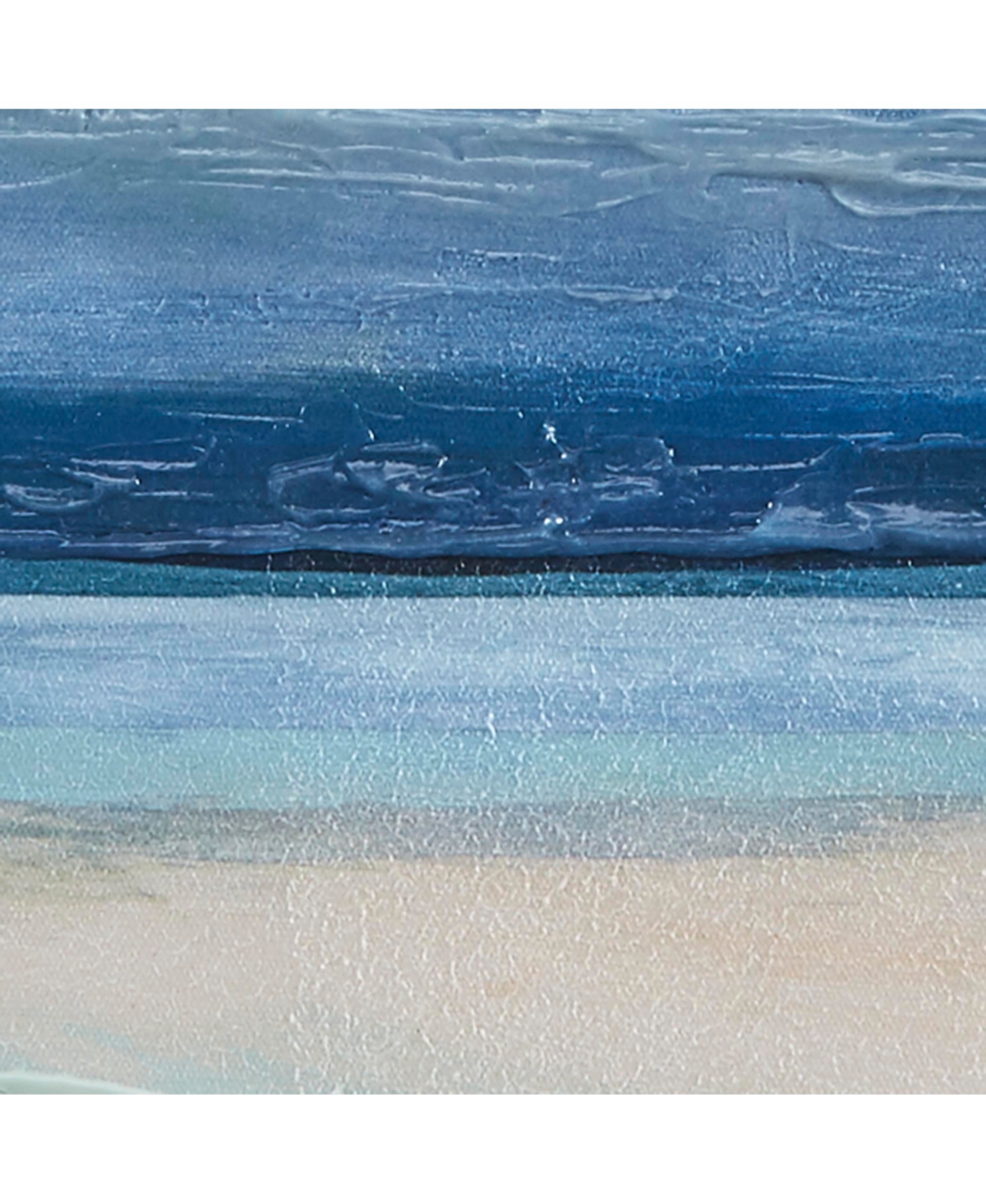 Madison Park Blue Horizon Gallery Art with Bronze Frame Set of 5