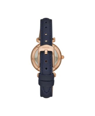 Women's Carlie Mini Leather Strap Watch 28mm