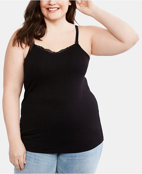 Jessica Simpson Plus Size Nursing Camisole Reviews Maternity Women Macy S