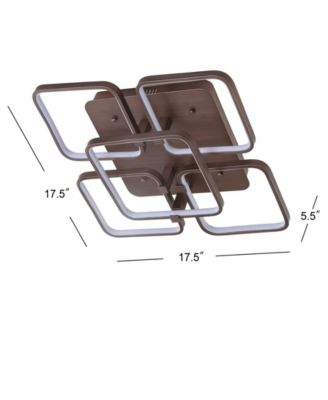 Sebastian Integrated LED Metal Flush Mount Ceiling Light