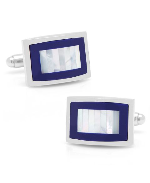 Мужские запонки Cufflinks Inc. Mother of Pearl and Lapis Key Cuff Links