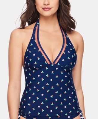 Vera Bradley - Reversible Cabana Stripe & So Sweet Peyton Tankini Top