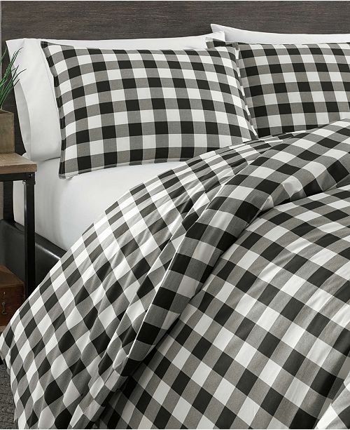Eddie Bauer Mountain Plaid Duvet Cover Set Twin Reviews Duvet