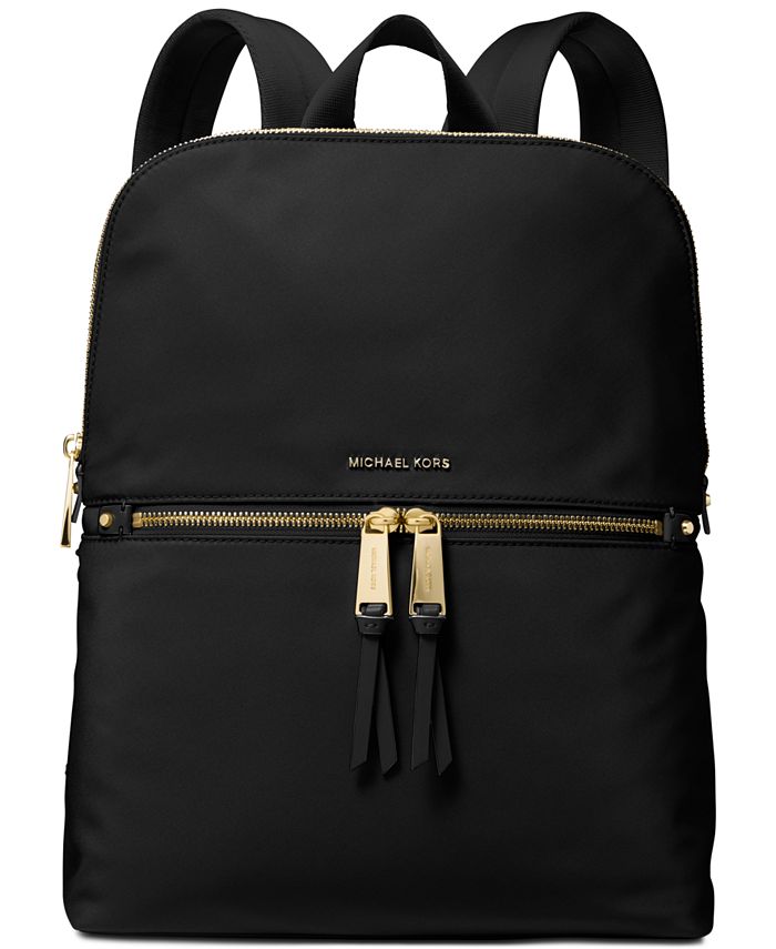 Michael Kors Slim Zip Nylon Backpack & Reviews - Handbags & Accessories -  Macy's