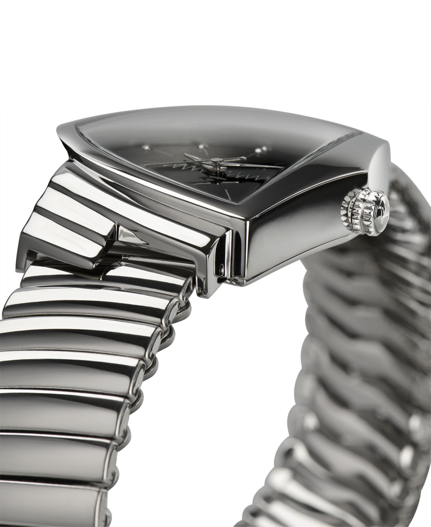 Часы Hamilton Unisex Swiss Ventura Stainless Steel Bracelet Watch 32mm — фото 3