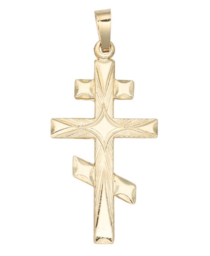 Triple cross pendant best sale