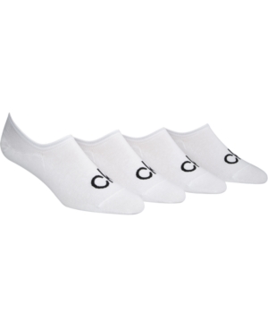 Calvin Klein Men's 4-Pk Logo Liner Socks