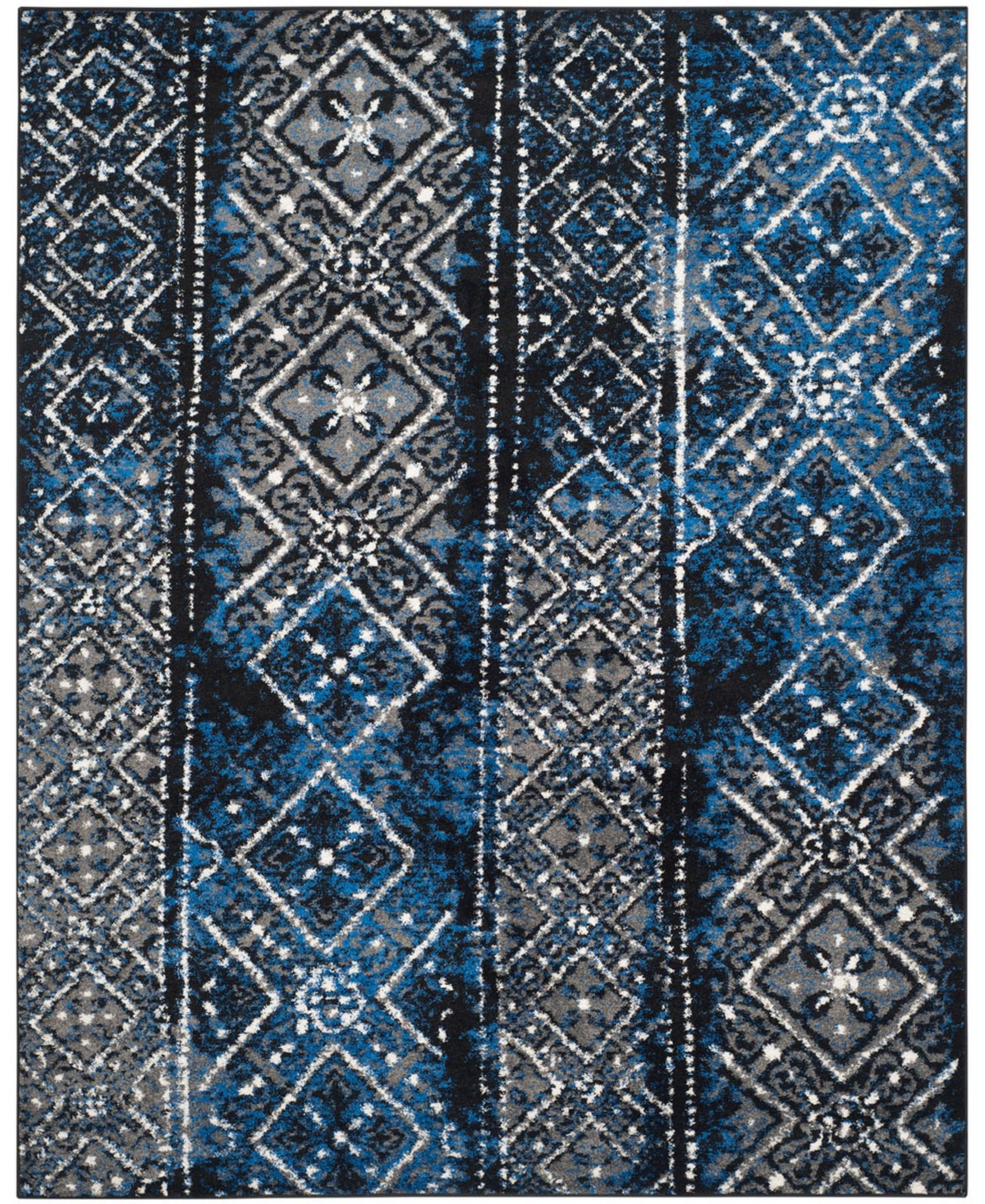 Safavieh Adirondack Silver and Black 8' x 10' Area Rug - Silver