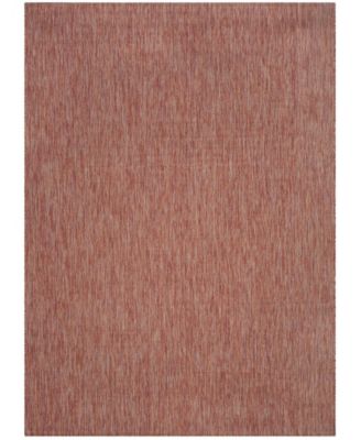 Courtyard CY8520 Red 8' x 11' Sisal Weave Outdoor Area Rug