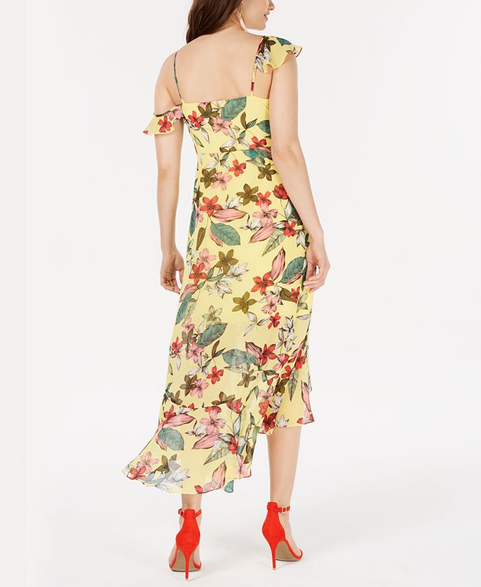 GUESS Printed Asymmetrical Dress Macy's