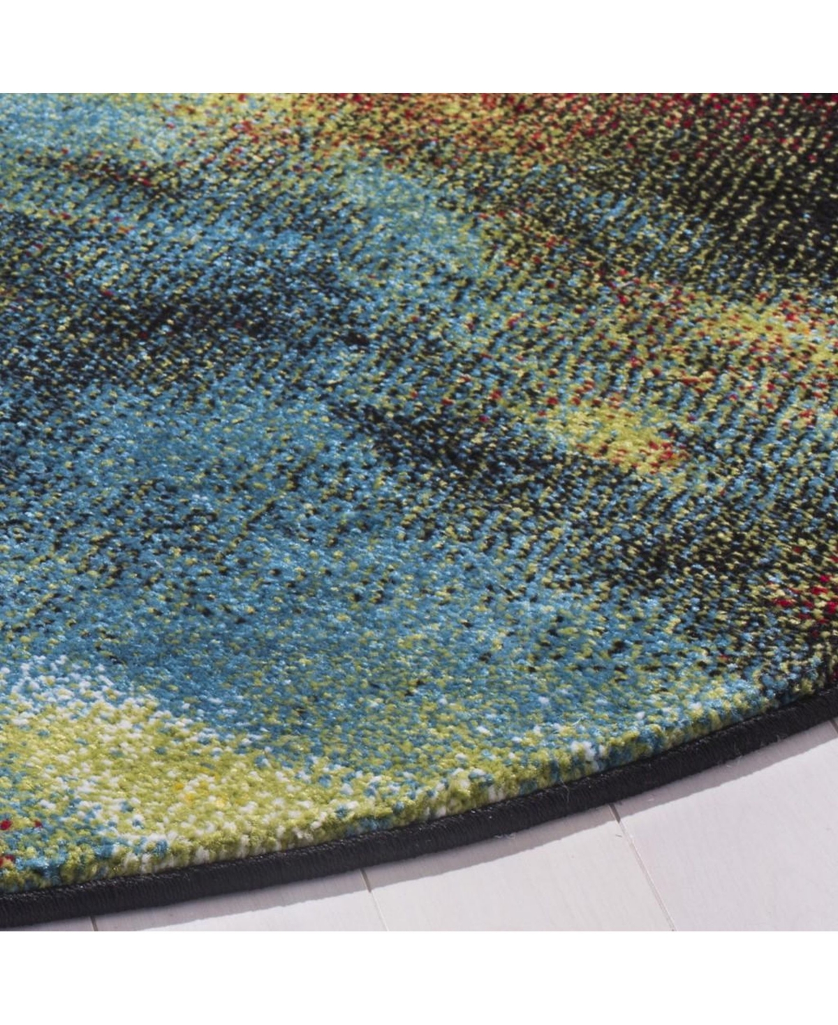 Safavieh Galaxy Gal-111and Multi x Area Rug - Blue