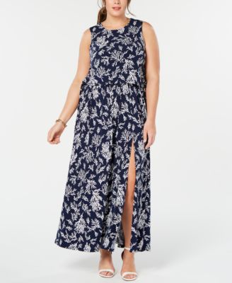 macys michael kors plus size dresses